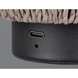 Trio LIRA asztali lámpa fém, papír, fekete, barna, LED, 1W, 140lm, 3000K - R55991126