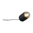 Trio NARA asztali lámpa fém, fekete, áttetsző, E27 - R56311032