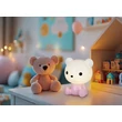 Trio CUTIE asztali lámpa műanyag, rózsaszín, fehér, LED, 0.3W, 30lm, 3000K - R57991193