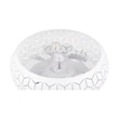 Trio BIDAR ventilátoros mennyezet lámpa fém, fehér, E27 - R61574031