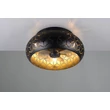 Trio BIDAR ventilátoros mennyezet lámpa fém, fekete, arany, E27 - R61574080