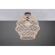 Trio HIVE mennyezeti lámpa fém, természetes, fekete, E27 - R61681036