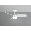 Trio HELSINKI ventilátoros lámpa fém, fehér, LED, 20W, 2500lm, 2700K-6000K - R62732131