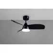 Trio HELSINKI ventilátoros lámpa fém, fekete, LED, 20W, 2500lm, 2700K-6000K - R62732132