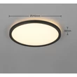 Trio JOKO mennyezet lámpa műanyag, fehér, fekete, LED, 18W, 2700-6500K, 2100Lm - R63011102