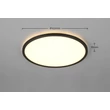 Trio JOKO mennyezet lámpa műanyag, fehér, fekete, LED, 22W, 2700-6500K, 2700Lm - R63011902