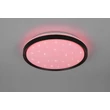 Trio SOLIT mennyezet lámpa fém, műanyag, fehér, fekete,  RGB-LED, 14W, 2700-6500K, 1800Lm - R63581132