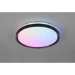 Trio SOLIT mennyezet lámpa fém, műanyag, fehér, fekete,  RGB-LED, 14W, 2700-6500K, 1800Lm - R63581132