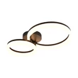 Trio SCOPE mennyezet lámpa műanyag, fehér, fekete, LED, 22W, 3000K, 2800Lm - R63601232