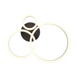 Trio SCOPE mennyezet lámpa műanyag, fehér, fekete, LED, 32W, 3000K, 4000Lm - R63601332