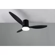 Trio GÖTEBORG ventilátoros lámpa műanyag, fekete, LED, 20W, 2500lm, 2700K-6000K - R64202132