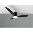 Trio GÖTEBORG ventilátoros lámpa műanyag, fekete, LED, 20W, 2500lm, 2700K-6000K - R64202132