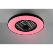 Trio LINKÖPING ventilátoros lámpa műanyag, fekete, LED, 45W, 5600lm, 2700K-6500K - R64462102