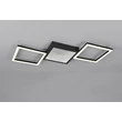 Trio GELO mennyezet lámpa fém, műanyag, fehér, fekete, LED, 24W, 3000K, 2500Lm - R64471132