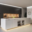 Trio CHIP LED szalag műanyag, fekete, LED, 17.5W, 1250lm, 3000K-6500K - R65565102