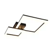 Trio CAMINO mennyezet lámpa műanyag, fekete, LED, 22W, 3000K, 2800Lm - R65771232