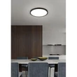Trio DRACO mennyezet lámpa műanyag, fehér, fekete, LED, 30W, 2300-3000-4000K, 4000Lm - R65891932