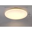 Trio NANDO mennyezet lámpa műanyag, fehér, LED, 42W, 2700-4000-6000K, 5200Lm - R65941101