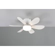 Trio LUND ventilátoros lámpa műanyag, fehér, LED, 8W, 850lm, 2700K-6500K - R67462131