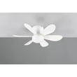 Trio LUND ventilátoros lámpa műanyag, fehér, LED, 8W, 850lm, 2700K-6500K - R67462131