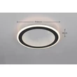 Trio GLACE mennyezet lámpa fém, műanyag, fekete, fehér, LED, 21.5W, 2700-6500K, 2600Lm - R67681132