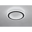 Trio GLACE mennyezet lámpa fém, műanyag, fekete, fehér, LED, 21.5W, 2700-6500K, 2600Lm - R67681132