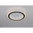 Trio GLACE mennyezet lámpa fém, műanyag, fekete, fehér, LED, 21.5W, 2700-6500K, 2600Lm - R67681132