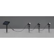 Trio OBIDOS kültéri dekorációs lámpa fém, fekete, LED, 0.5W, 35lm, 4000K, IP44 - R83256332
