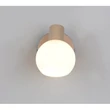 Trio BOBA fali lámpa fém, üveg, bézs, fehér, E14 - R86371743