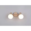 Trio BOBA mennyezet lámpa fém, üveg, bézs, fehér, E14 - R86372043