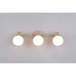 Trio BOBA mennyezet lámpa fém, üveg, bézs, fehér, E14 - R86373043
