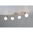 Trio BOBA mennyezet lámpa fém, üveg, bézs, fehér, E14 - R86374043