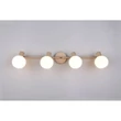 Trio BOBA mennyezet lámpa fém, üveg, bézs, fehér, E14 - R86374043