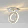 Zuma Girona mennyezet lámpa fém,kristály, króm,áttetsző,LED,3000K,10W,1100Lm - ZU-MX3713-1-3CT