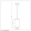 EPICE - Lucide-08411/01/60 - Függeszték