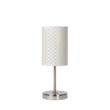 Lucide MODA asztali lámpa fém fehér szatén króm E27 IP20 - 08500/81/31
