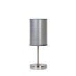 Lucide MODA asztali lámpa fém szürke szatén króm E27 IP20 - 08500/81/36