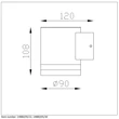 BASCO-LED - Lucide-14880/05/30 - Fali lámpa