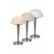 Lucide TOUCH asztali lámpa fém szatén króm opál E14 IP20 - 17553/01/12