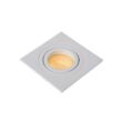 Lucide TUBE beépíthető lámpa alumínium fehér GU10 IP20 - 22955/01/31