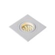 Lucide TUBE beépíthető lámpa alumínium fehér GU10 IP20 - 22955/01/31