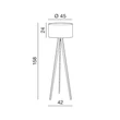 TRIPOD WOOD  - AZzardo - AZ-3014 - Bura