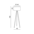 TRIPOD WOOD  - AZzardo - AZ-3015 - Bura