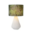 Lucide SERENOA asztali lámpa porcelán fehér zöld E27 IP20 - 13537/81/31