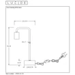 Lucide LORIN asztali lámpa acél fekete E27 IP20 - 45565/01/30