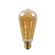 Lucide E27-LED alkonykapcsolós filament fényforrás 4W 300lm 2200K 360° - 49034/04/62