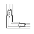 L-CONNECTOR - Maxlight-MHT1-L/L-WH - Toldó elem