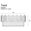 TREND - Maxlight-C0165 - Mennyezet lámpa