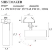 SHINEMAKER - Maxlight-H0119 - Beépíthető szpotlámpa