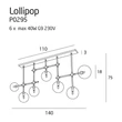 LOLLIPOP - Maxlight-P0295 - Függeszték